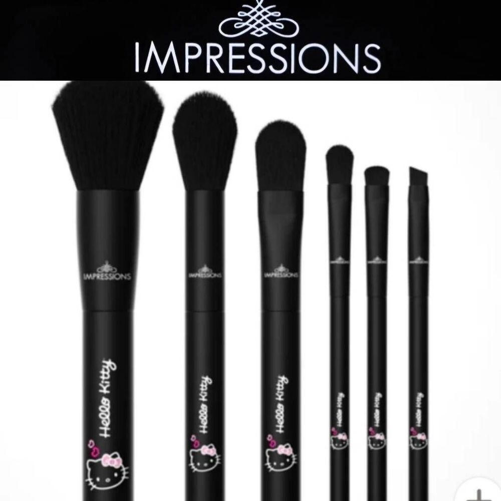 Impressions X Hello Kitty Just Slay 6-Piece Brush Set